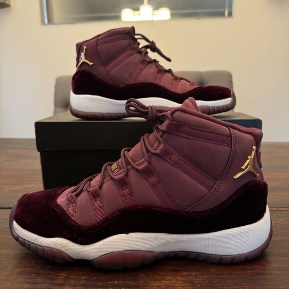 Jordan Shoes - Air Jordan 11 Retro GG Heiress Velvet Maroon Shoes